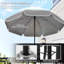 4 Seater Garden Furniture Set Parasol Folding Chairs-1651706026