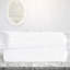 Ruvins Cotton Highly Absorbent Solid and Checkered Border Bath Sheet Set-1032231208