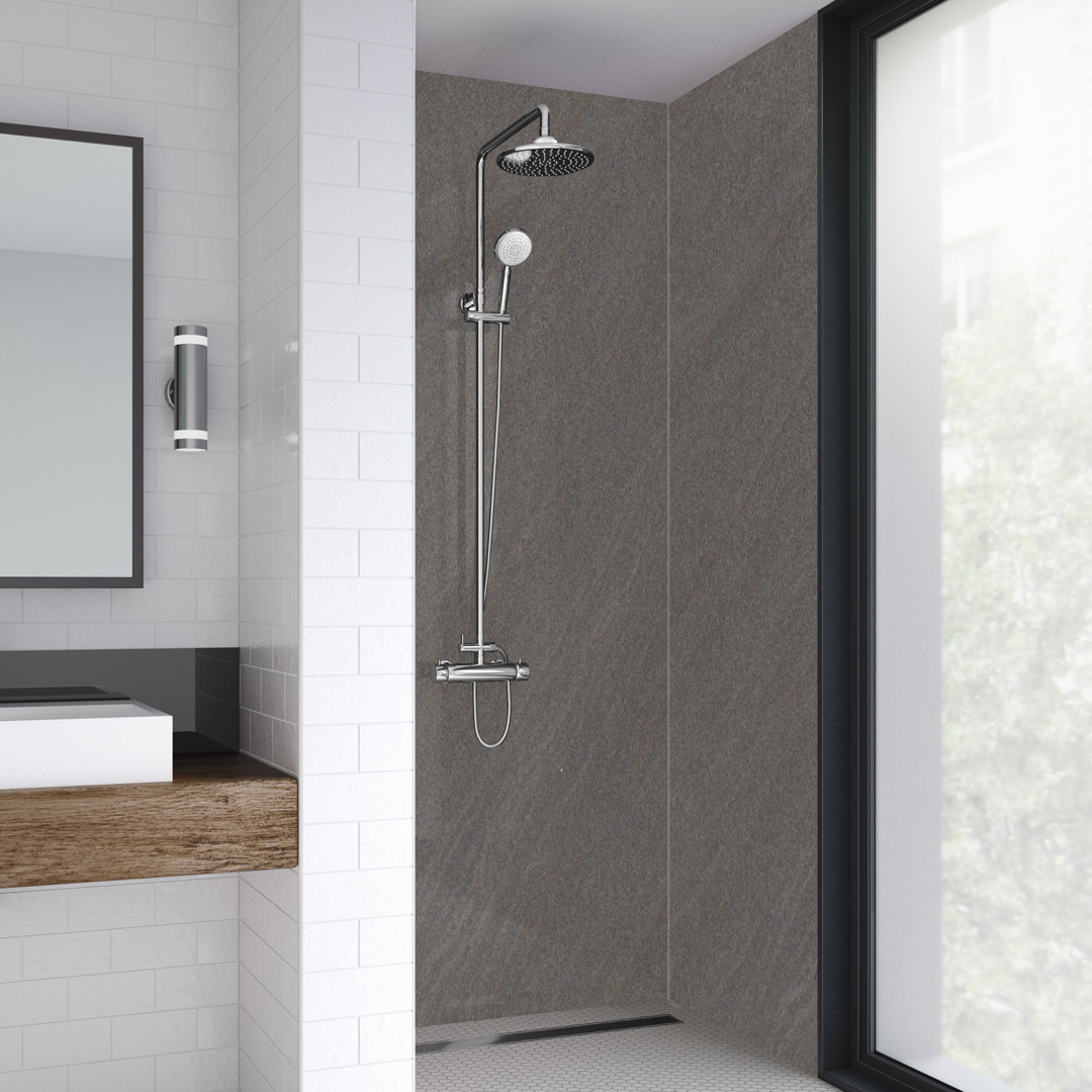 120mm W x 242mm H Decorative Wall Panel with Glass