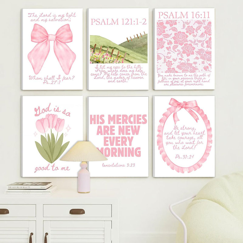 6 Piece Wrapped Canvas Print