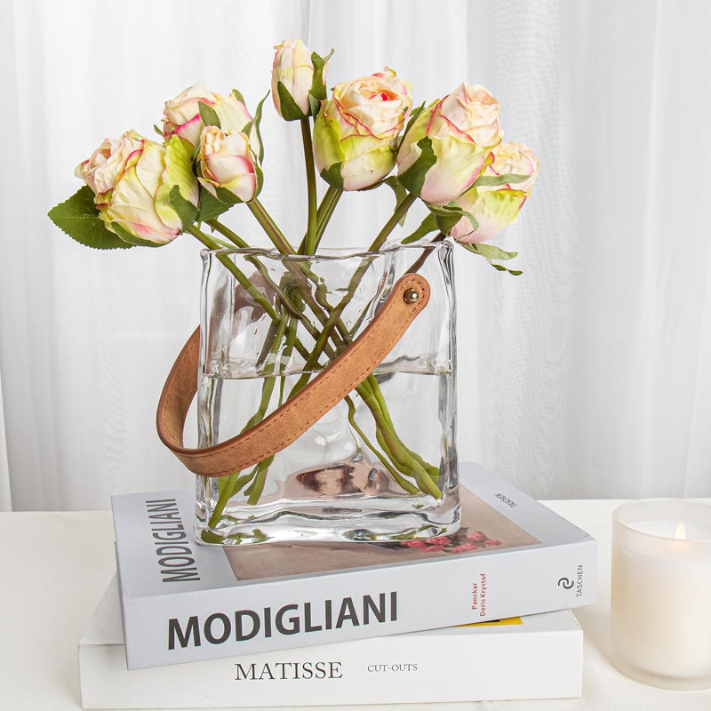 Glass Handbag Vase