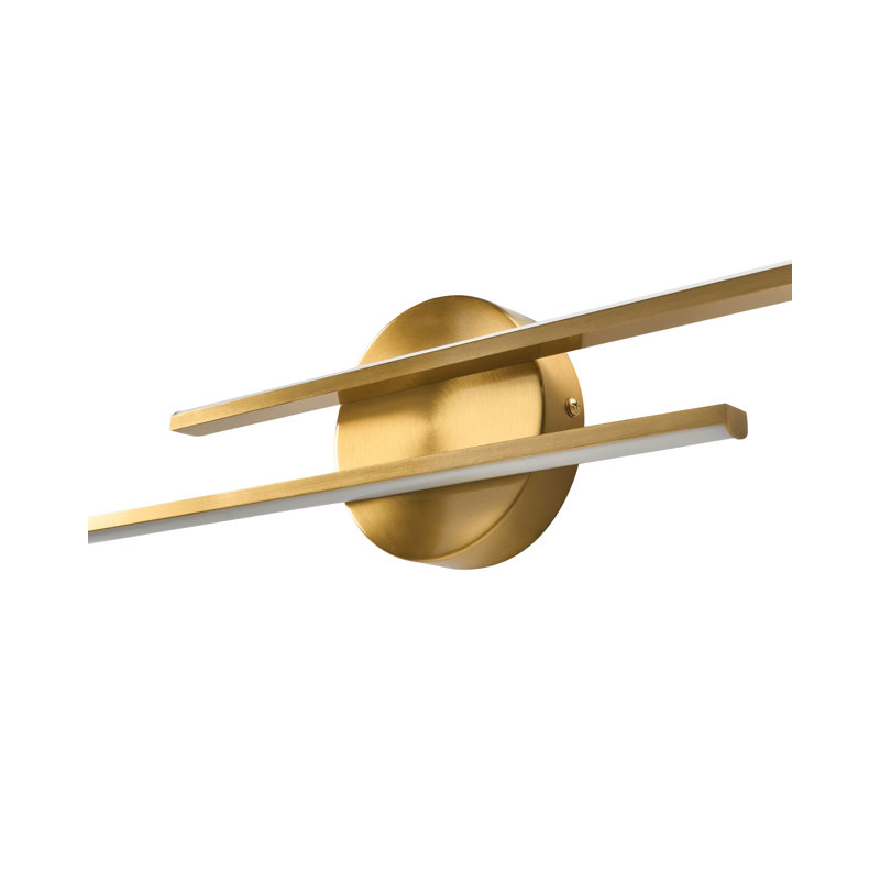 Hardwired LED Wall Mount Picture Light, Gold