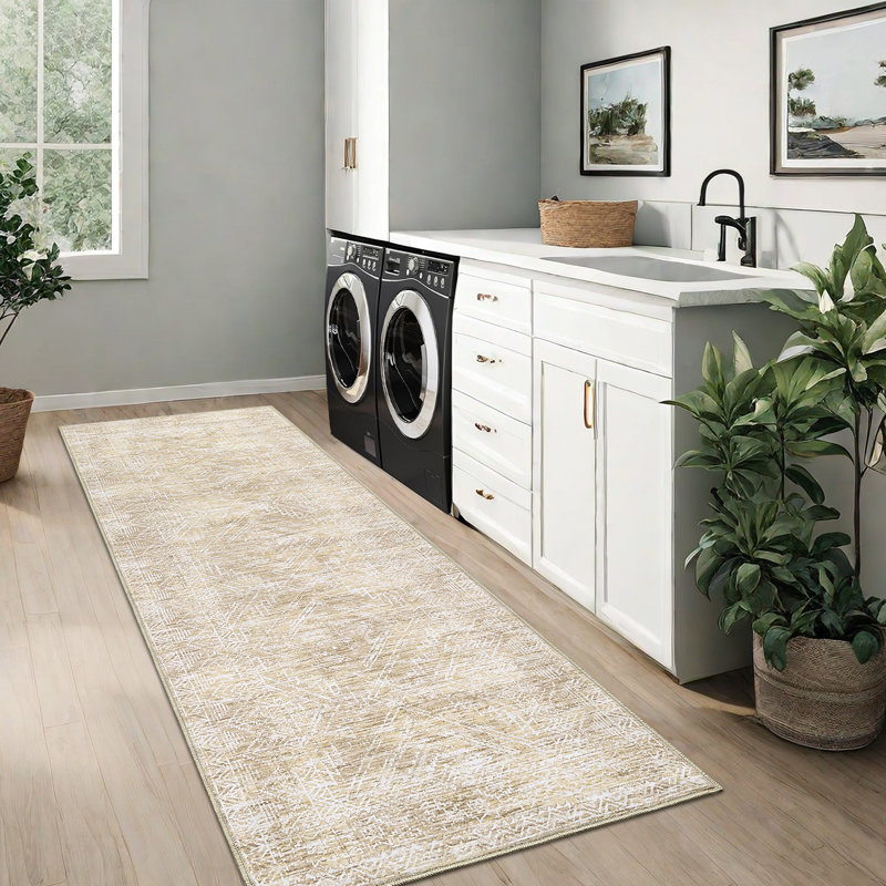 Tapis lavable à la machine Modern, Runner 2' x 8'