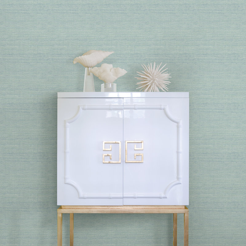 Rouleau de papier peint L 33 pi x l 20,5 po Taj, sarcelle