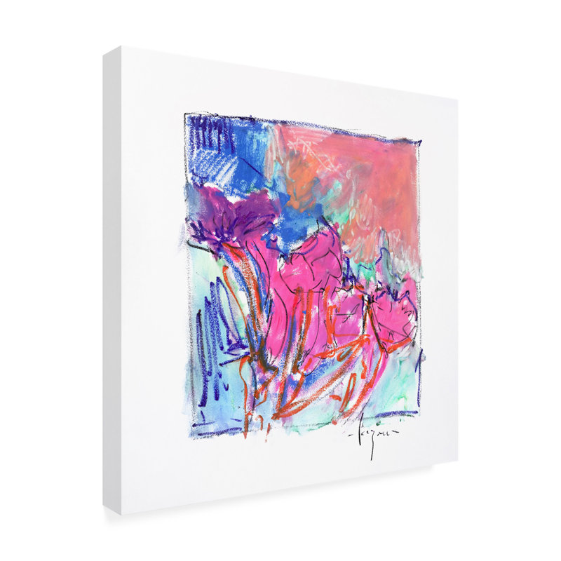 Art sur toile «Bachelor Dorothy Fagan Blossom», H 18 po x l 18 po