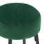 Tabourets de bar modernes en métal et en velours de 15,4 po de largeur avec repose-pieds dorés Seattle-1537499575-1552937873