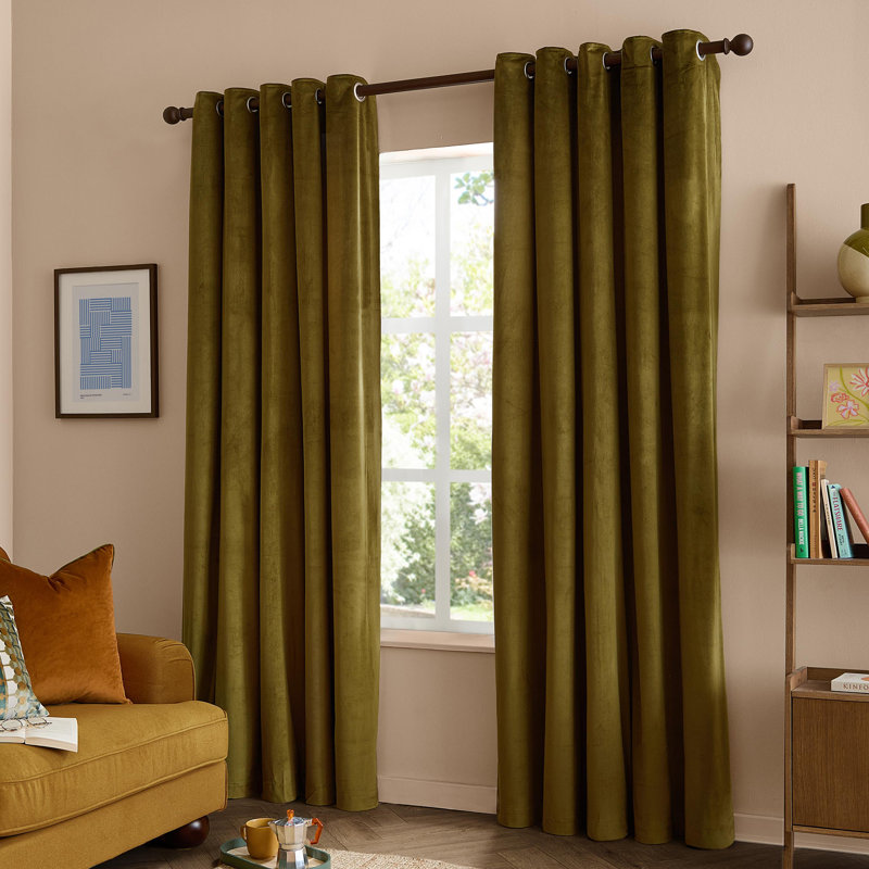 The Ultimate Velvet Fully Lined Room Darkening Curtain Panel Pair