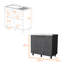 Oak Utility Sink Cabinet - Construction With 2 Doors Kitchen And In