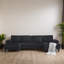 Canapé modulaire moderne en U avec canapé modulaire surdimensionné de 114,22 po-1721906166