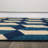 Hendriex Geometric Blue/Turquoise/Ivory Indoor&Outdoor Area Rug-1254042229