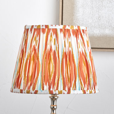 Pleated Cotton Cylinder Shade