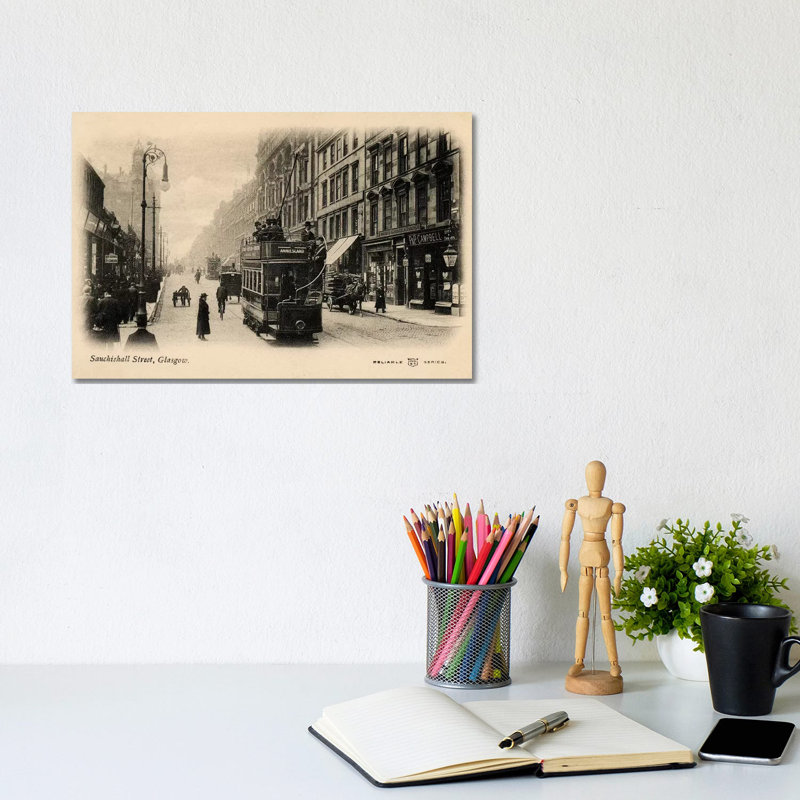 Glasgow by Alan Paul - Wrapped Canvas Print, 20.32 cm H x 30.48 cm W