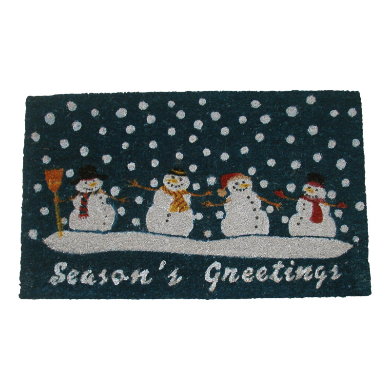 Amberlin Christmas Outdoor Doormat, Rectangle 18"W x 30"L