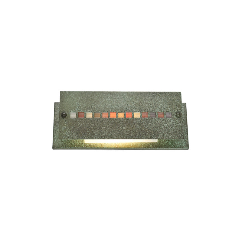 1 - Light Bath Bar, Tarnished Copper