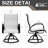 8 - Person Patio Dining Set with Aluminum Rectangular Table and Sunbrella Fabric Swivel Armchairs-2115959853
