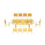 Atnas Outdoor - Piece Teak Dining Set-767893675