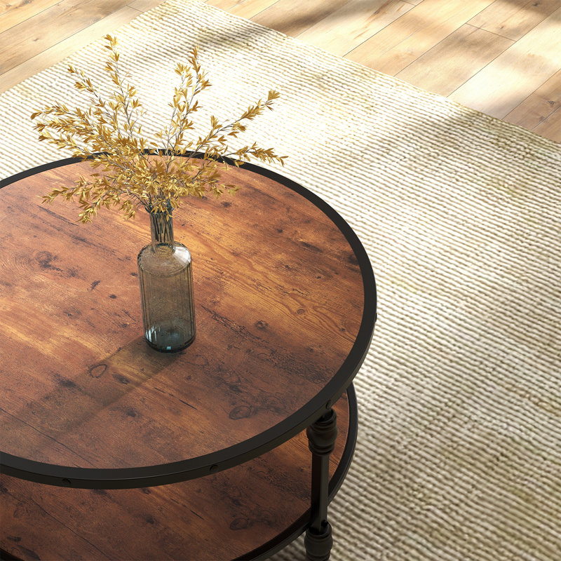 Coffee Table with Storage, 46.5cm H x 86.4cm L x 86.4cm W
