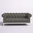 Idyll Tufted Button Upholstered Leather Chesterfield Loveseat-1288000405