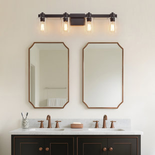 Ardle Dimmable Bathroom Vanity Light with Clear Shade