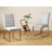 Kamden Heavy-Duty Faux Leather Dining Chairs with Iron Frame-119462440-115285066