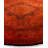 Huckstep One-of-a-Kind 12' 1" X 12' 1" Round Wool Area Rug Orange