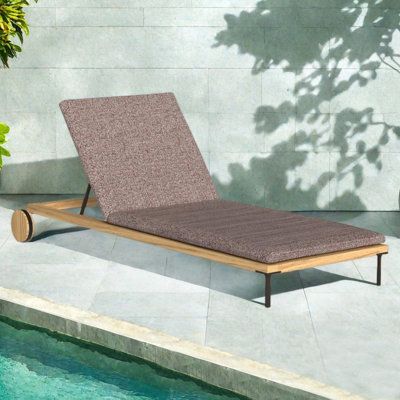 Chaise longue de plage pour l'extérieur