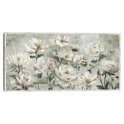 Summer Neutrals Abstract Framed Canvas Wall Art