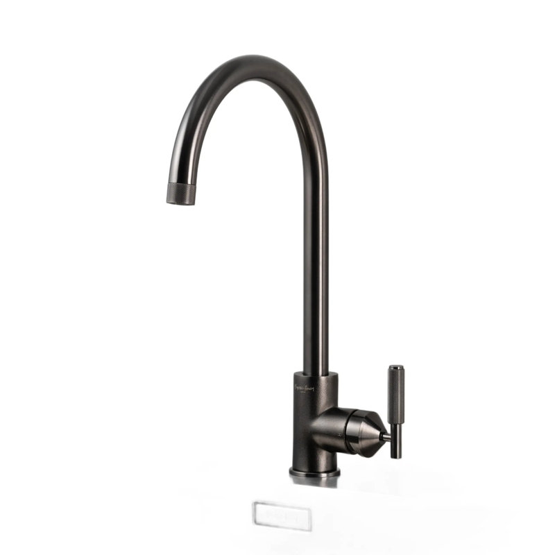 Kitchen Faucet / Mixer / Cross, Gun Metal