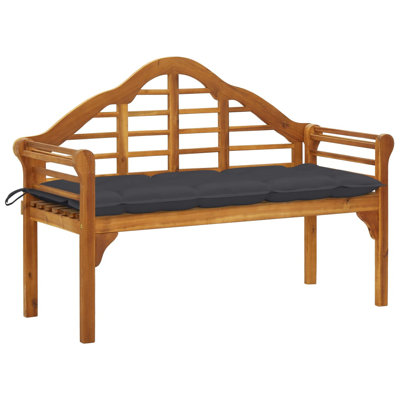 Banc de jardin en bois Poissons