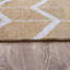 Or | Tapis d'intérieur beige géométrique en laine noué à la main-269457135