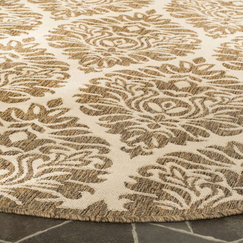 Gipson Hooked Indoor/ Outdoor Cream/Beige Rug, Square 201 cm