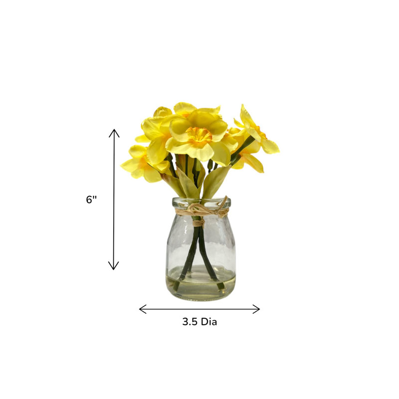 Vase - Yellow Narcissus