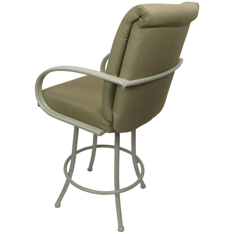 Tabouret pivotant Vannetta, Tabouret de comptoir (siège d'une hauteur de 26 p