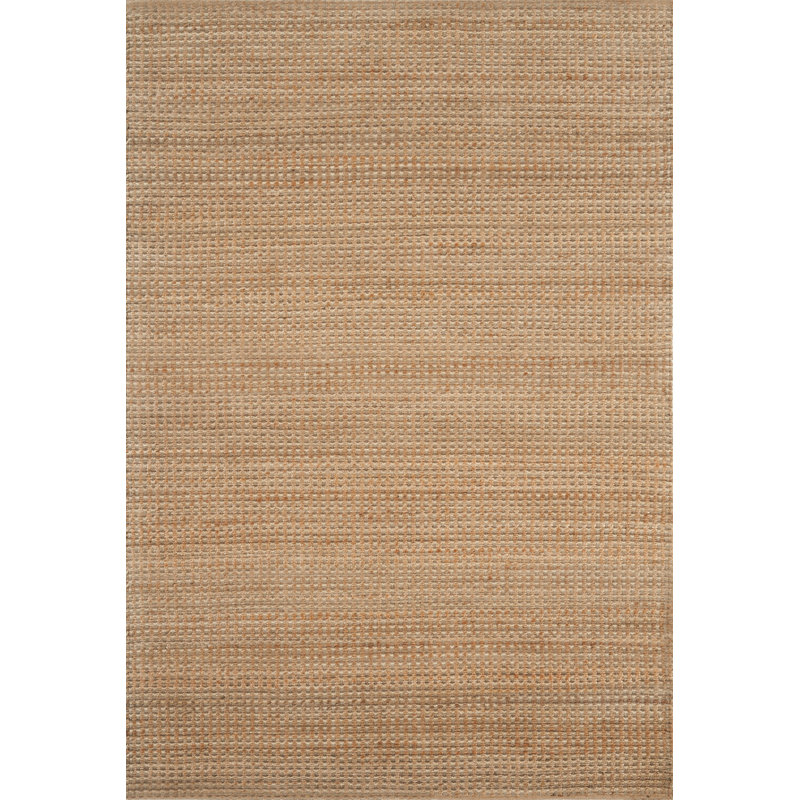 Tapis naturel fait à la main Wolter, Rectangle 5 pi x 7 pi 6 po