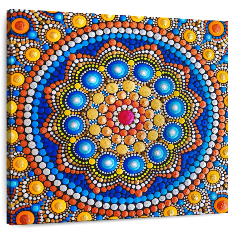 Mandala décoratif à pois Kerner