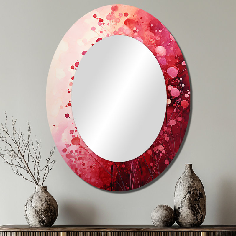 Miroir mural Crimson Reverie, 40 po x 30 po