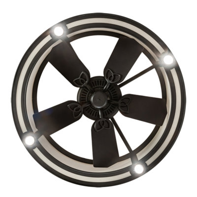 Smythe Craftsman LED Downrod Ceiling Fan