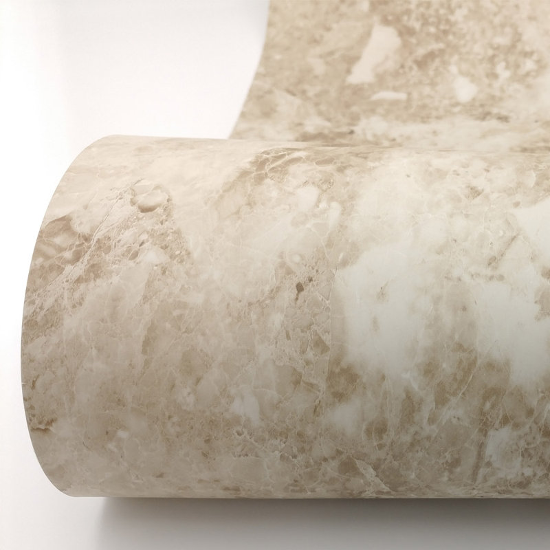 Joliet Decorative Matte Marble Contact Paper Film Granite Look Effect Peel and Stick Wallpaper Roll, 6.56' L x 9" W