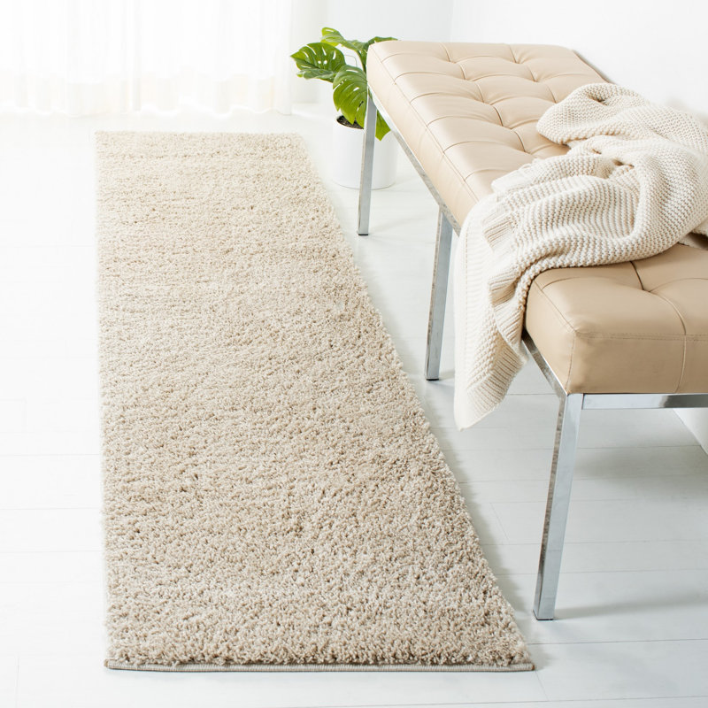 Tapis de couleur unie August, Tapis de couloir 2 pi x 8 pi