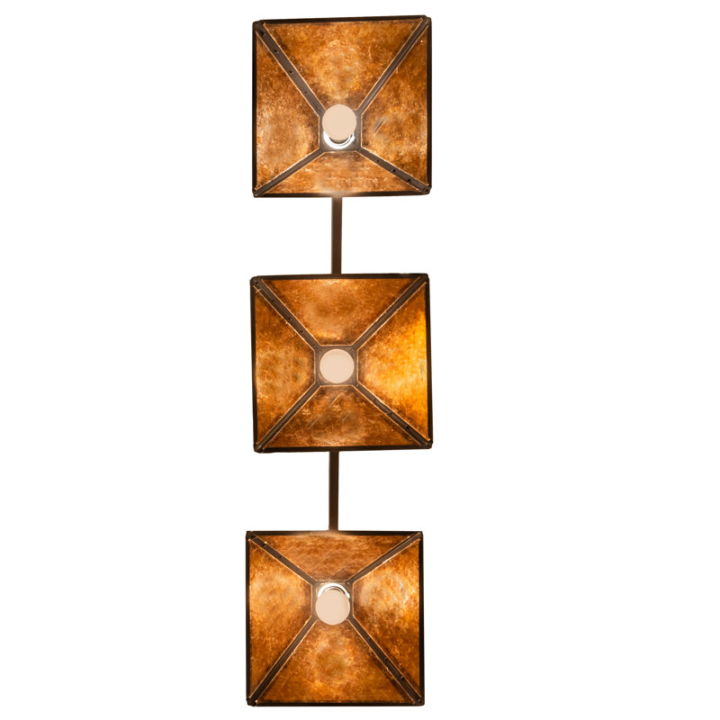 3 - Light Pendant, Amber Mica