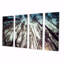 " High Forest Trees And Blue Sky " 4 - Pieces