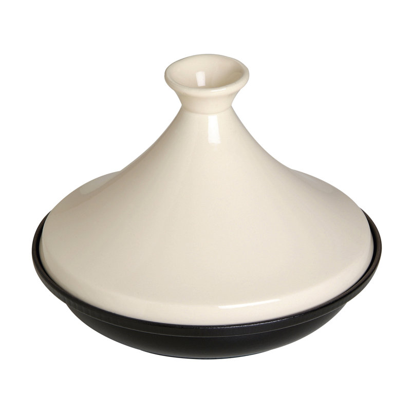 STAUB Cast Iron Tagine 1.4 L, Cream, 28