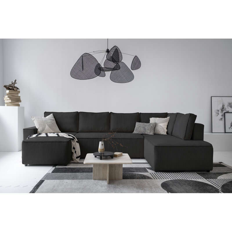 Sofa Bed, Right Hand Facing, Anthracite