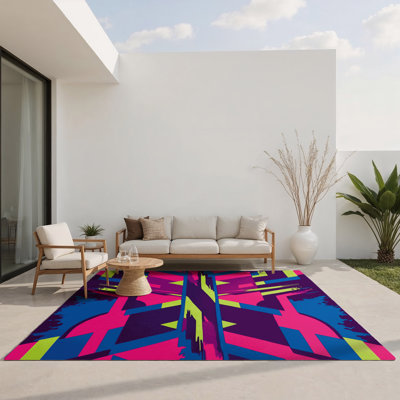 Tapis intérieur et extérieur Chromatique Pulse