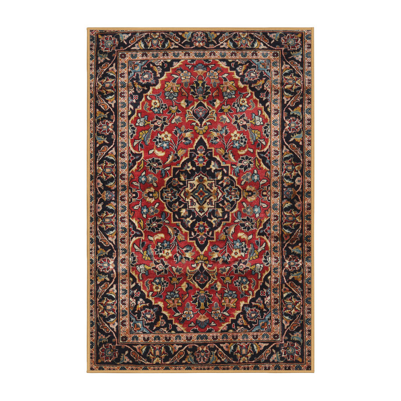 Morty Oriental Indoor Rug, Rectangle 2' x 4'