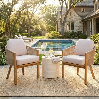 Outdoor Dining Arm Chair(Set of 2)