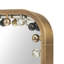 Zoe Rectangle Brass Mirror