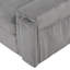 Canapé-lit modulaire Upholstery avec sacs de rangement et 2 porte-gobelets sur les accoudoirs