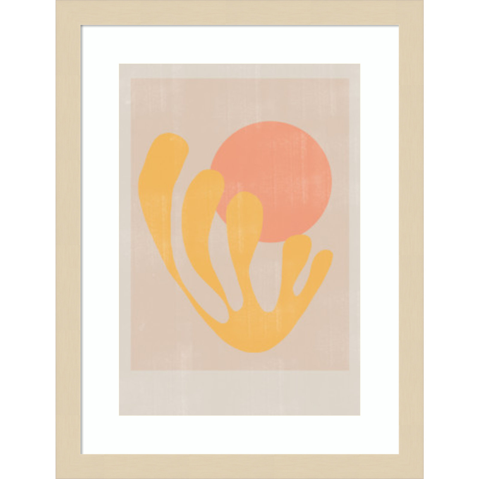 Giese "Modern Plant No. 2" Print, Brown, 17" H x 13" W