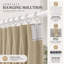 Kensington Homeware Blackout Thermal Room Darkening Pencil Pleat Window Curtain Pair  -121836123-121836151